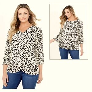 Laurie Felt cream/black reversible swing top